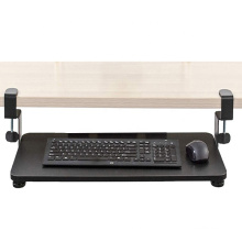 Customized Cheap Easy to Install Non-Perforated Slide Rail Under Desk Keyboard Tray